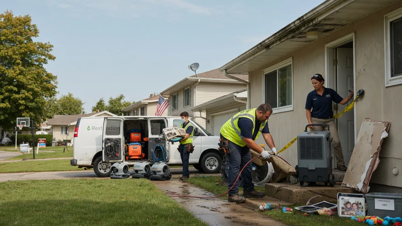 Water Damage Restoration in Shirland, IL near me